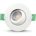 Miniatyrbillede 1 af 5: Sanna Dæmpbar Indbygget downlight 3000K/4000K 520lm IP65 1-pak Hvid
