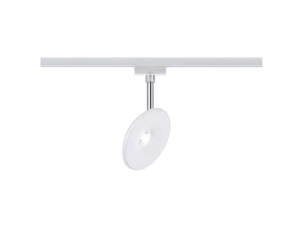 Paulmann Sphere, Spotlight på skinne, LED, 7,4 W, 2700 K, 500 lm, Kromfarget, Hvit