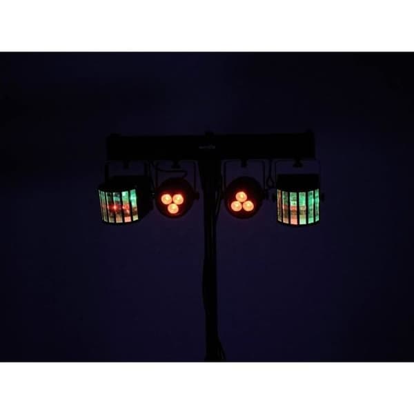 Projektor PAR LED - EUROLITE - KLS-120 FX - Svart - Elektrisk - 2 roterande Derby LED