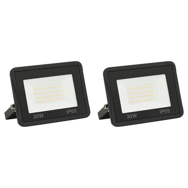 Strålkastare 2 st 30 W LED kallvit