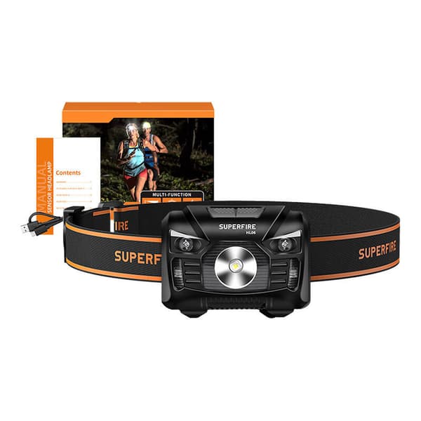 Forlygte Superfire HL06, 500lm, USB