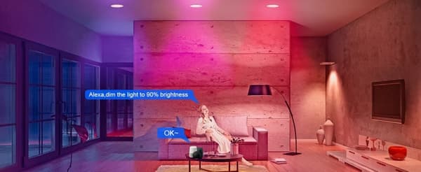 Smarta RGB LED-Spotlights 6-pack VARICART