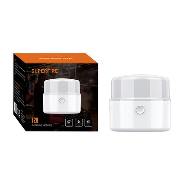 Retkeilyvalaisin Superfire T20, 180lm, USB