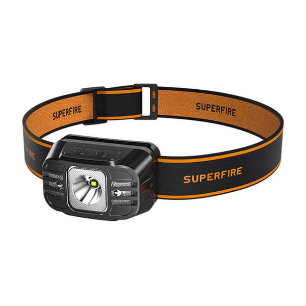 Hodelykt Superfire HL75-S, 350lm, USB