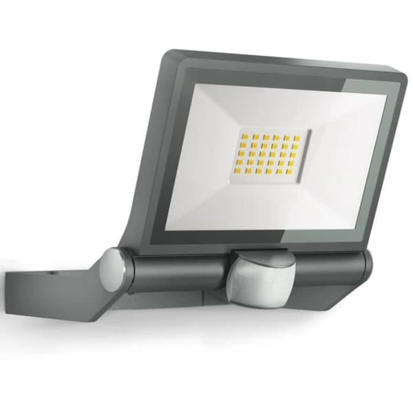 STEINEL - Utomhusstrålkastare med sensor - XLED One S 18,6 W 3000K IP44 - Antracit