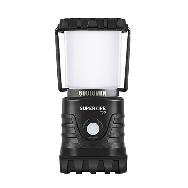 Retkeilyvalaisin Superfire T30, 600lm, USB