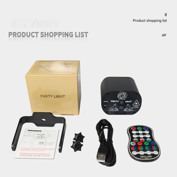 INF Starry Night Projector - Mini USB Laser Light