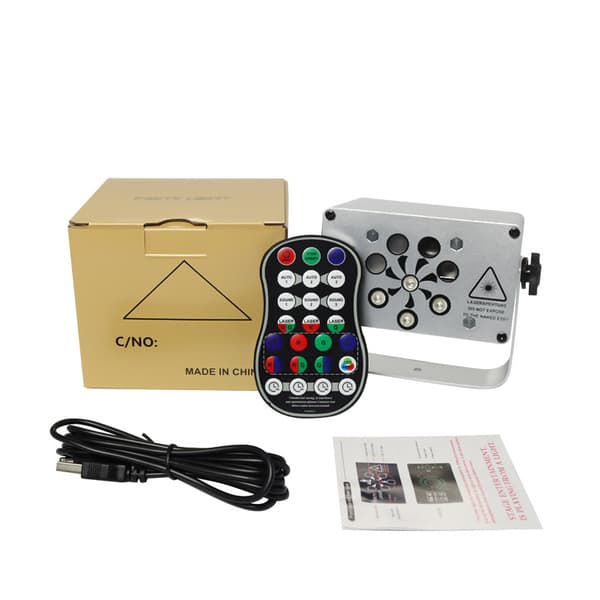 INF Starry Sky-projektor - 8-portars silver (plugin)