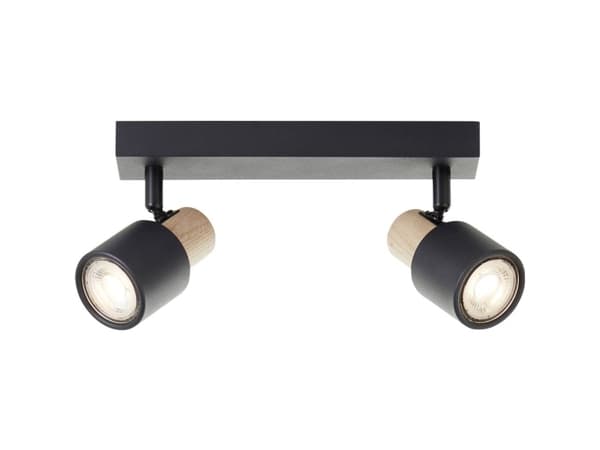 Brilliant Pini 10146/76 Loftsbelysning GU10 Sort, Træ