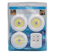 Miniatyrbild 1 av 3: 3-Pack LED Spotlights med fjärrkontroll batteridriven