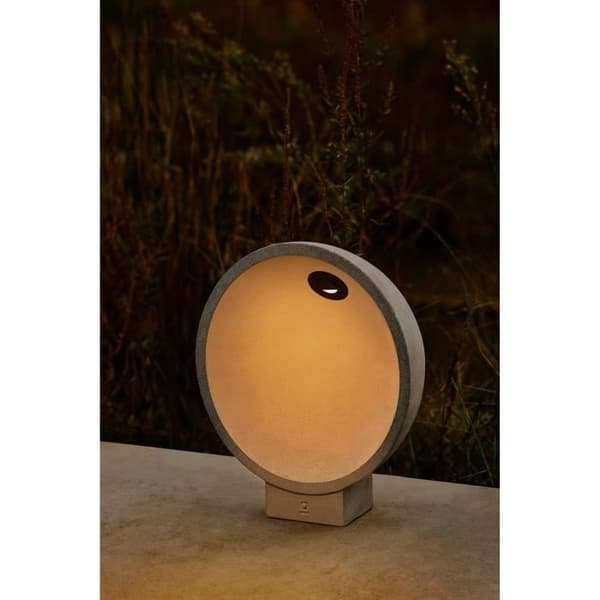 Utomhusstrålkastare - FARO BARCELONA - GAIA - Betong - Grå - LED 6W - IP55