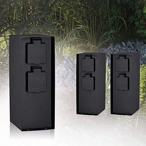 PAULMANN GARDEN OUTLET 94313 RIO SET MED 4 OUTDOOR OUTLET MED FLASH