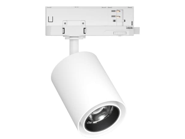 Paulmann Kratos, Skena för spotlight, 1 lampor, LED, 20 W, 4000 K, Vit Vit