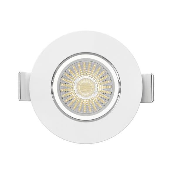 LED spotlight SOLUM LIBRA S0050690D extra platt RT2012 RE2020 infälld justerbar dimbar 6W, IP65