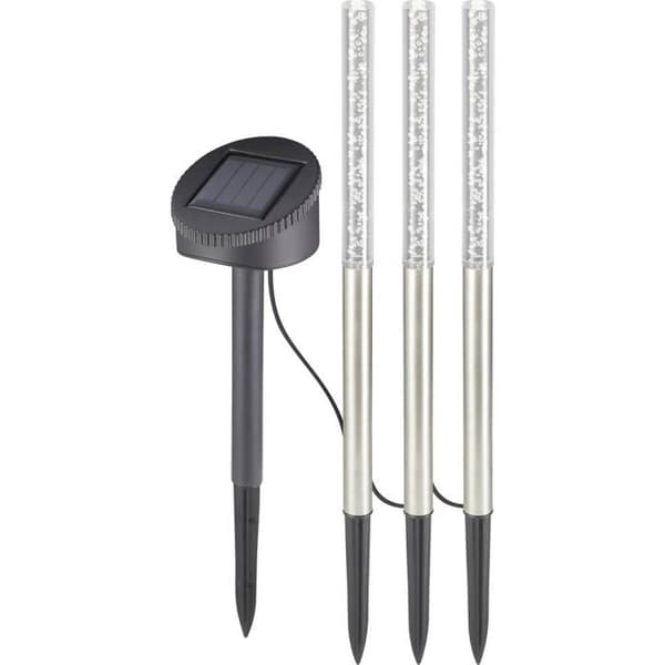 LED utomhus dekorativ belysning WS-QP03 set om 3 1 W transparent neutral vit