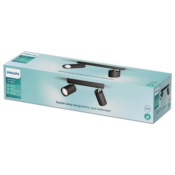 Philips Idris 8720169298996 Takstrålkastare GU10 svart