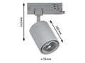 Miniatyrbild 2 av 5: Paulmann 96567, Skena för spotlight, Glödlampan/-lamporna kan inte bytas ut, 1 lampor, LED, 10 W, 4000 K