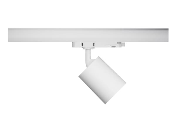 Paulmann Kratos, Spotlight på skinne, 1 ampuller, LED, 28 W, 4000 K, Sølv