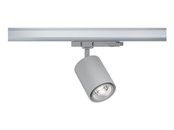 Paulmann Kratos, Spotlight på skinne, 1 ampuller, LED, 28 W, 4000 K, Sølv