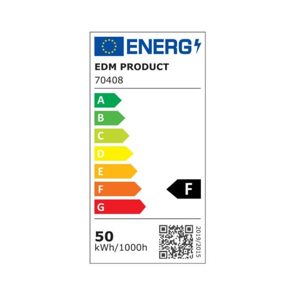 LED spotlight 50W 4000lm 4000K Dagsljus - EDM Blackseries
