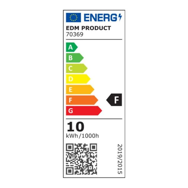 MultiLed EDM-projektor kallt ljus 6400K - 10W 700 Lumen - Vit