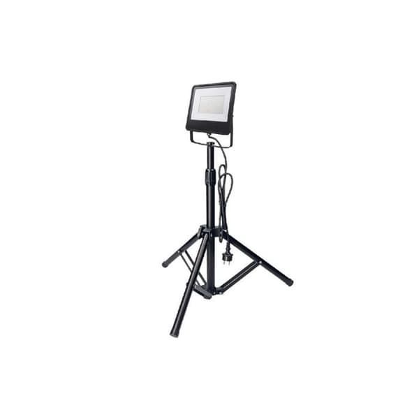 Led EDM-projektor på stativ 6400k - 100W 8000 Lumen - Svart