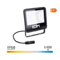Miniatyrbild 1 av 3: EDM LED strålkastare Svart 50 W 4000 Lm 6400K