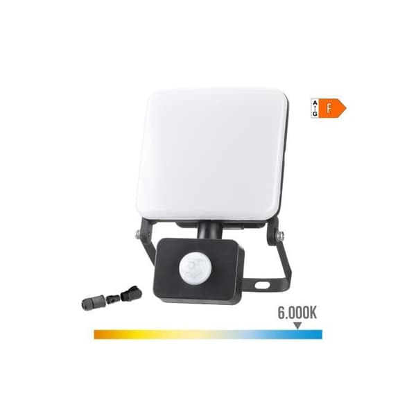 LED Spot Floodlight 20W 1560lm 6000K med ramlös EDM-sensor - GENERISK