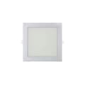 Miniatyrbild 1 av 4: Fyrkantig LED-spotlight EDM - 22cm - 20W - 1500lm - 4000K - Krom ram - 31585