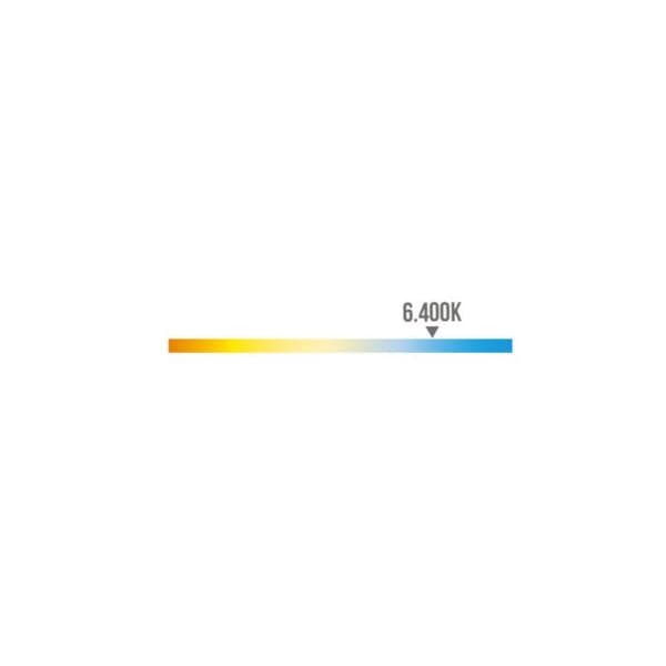 Ledprojektor med EDM närvarosensor - 50W - 3500 Lumen - 6400K - Vit