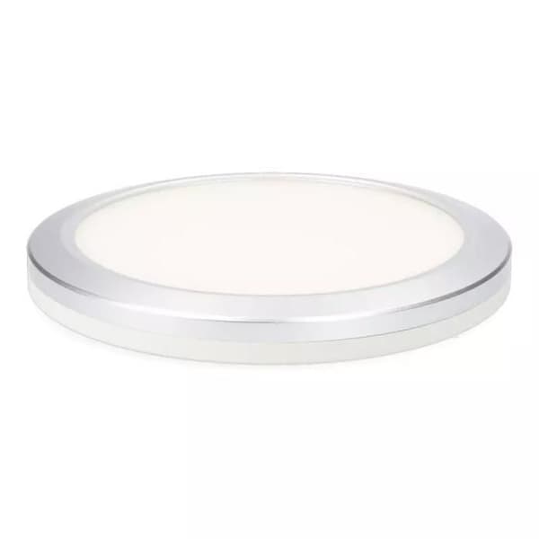 Rektangulär LED Downlight Marco cromo - Luz cálida - neutra - fría - 31508