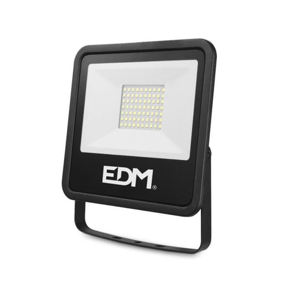 EDM LED strålkastare Svart 50 W 4000 Lm 6400K