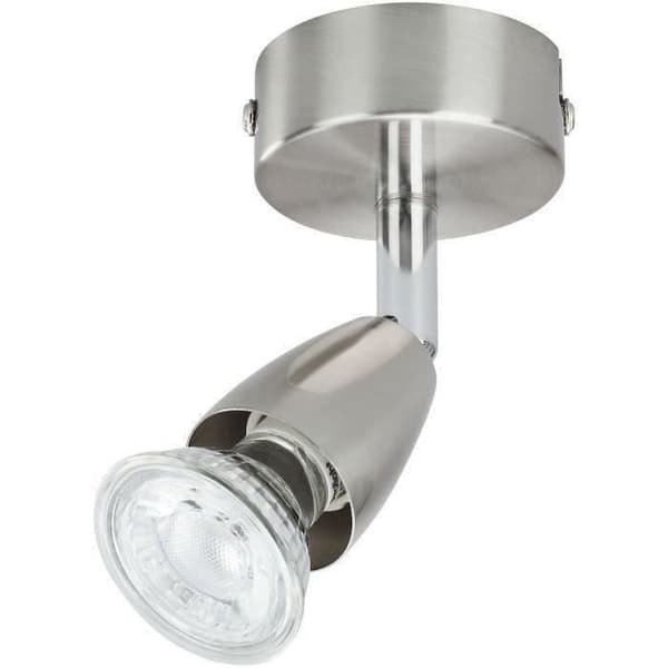 Spot mural LED GU10 3W 230 lumen borstat stål