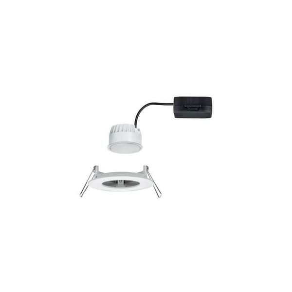Infälld badrumsspotlight Paulmann Nova 93459 LED (RGB) LED 6,5 W IP44 matt vit