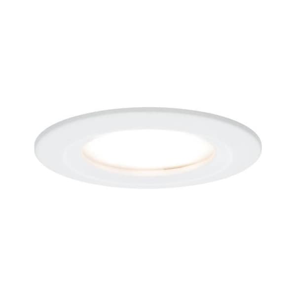Infälld badrumsspotlight Paulmann Nova 93459 LED (RGB) LED 6,5 W IP44 matt vit