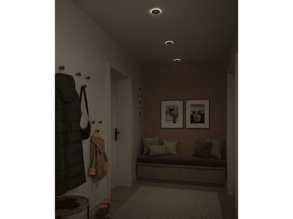 Paulmann Sormus, Nedtryckbar spotlight, 1 lampor, LED, 4,8 W, 300 LM, Krom