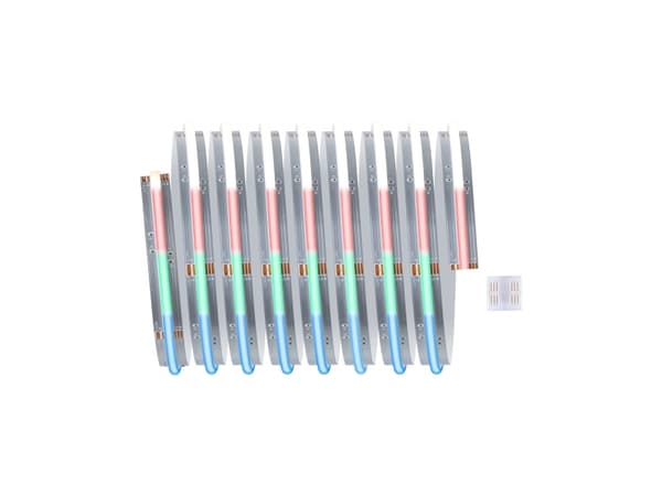 Paulmann 71199, Universell belysningslist, Silver, Metall, Plast, IP20, III, Blå, Grön, Röd, Vit