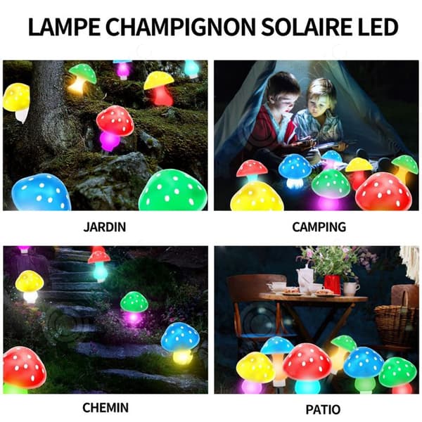 INN Lampadaire 8 pcs lampadaire extérieur 800mAh lampe à gazon 6-12 timmar kontinuerlig belysning lampe à gazon 1W lampadaire de jardin