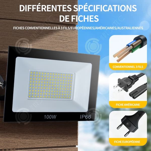 INN utomhus LED strålkastare 2 st 30W Cool White IP66 Vattentät utomhus strålkastare Trädgård uteplats utomhus strålkastare strålkastare LE