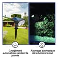 Miniatyrbild 3 av 4: INN Solar Spotlight Colorful Light 7LED utomhus Solar Spotlight Vattentät utomhus strålkastare Solar Lamps Etan Solar Lamps