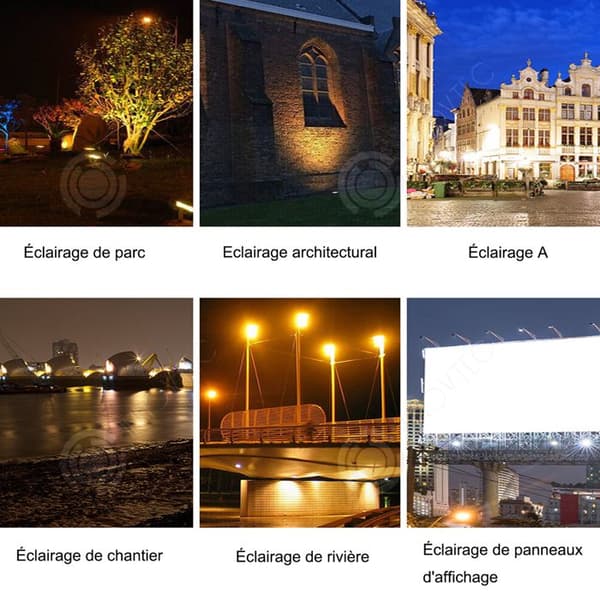 INN LED-projektor 2 st 30W IP66 med fjärrkontroll vattentät bärbar utomhusspot super ljus LED-projektor utomhusspot