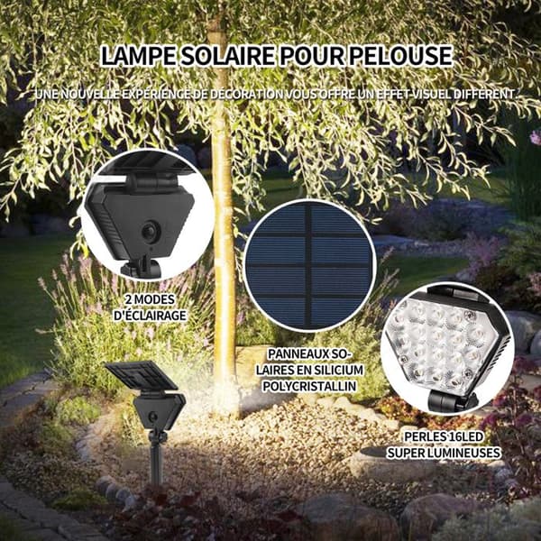 INN Utomhus solar trädgårdslampa solar spot för utomhus och trädgård vattentät IP65 solcellslampa för trädgårdsterrass mogen innergård