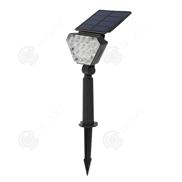 INN Utomhus solar trädgårdslampa solar spot för utomhus och trädgård vattentät IP65 solcellslampa för trädgårdsterrass mogen innergård