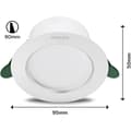 Miniatyrbild 3 av 4: Philips, inbyggd spot DIAMOND CUT, ultra effektiv klass A, 1150 lumen, vit