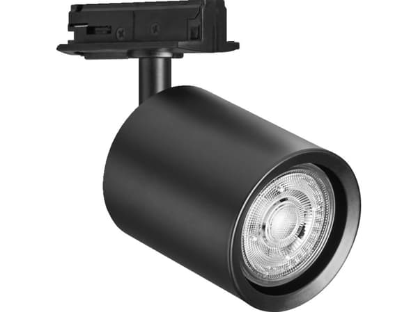 LEDVANCE Tracklight Spot Mini Cylinder, Spotlight på skinne, GU10, 1 ampuller, 220 - 240 V, Sort