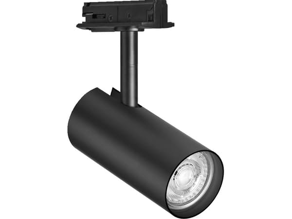 LEDVANCE Tracklight Spot Cylinder, Spotlight på skinne, GU10, 1 ampuller, 220 - 240 V, Sort