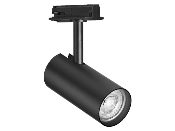 LEDVANCE Tracklight Spot Cylinder, Spotlight på skinne, GU10, 1 ampuller, 220 - 240 V, Sort