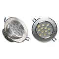 Miniatyrbild 3 av 4: 12x LEDVero LED Downlight 12W rund form varmvit.
