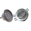 Miniatyrbild 3 av 4: 12x LEDVero LED Downlight 5W rund kallvit.