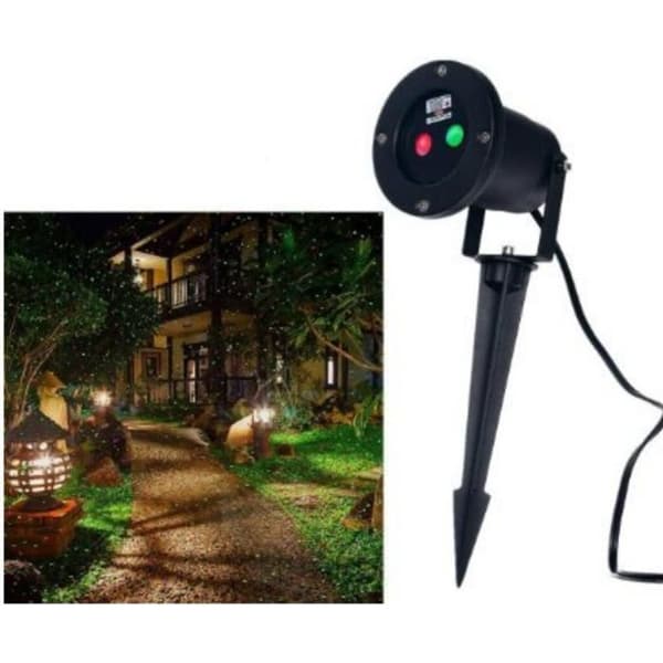 Zulux vattentät LED-strålkastare för trädgårdsbelysning med fjärrkontroll - 30W - Svart